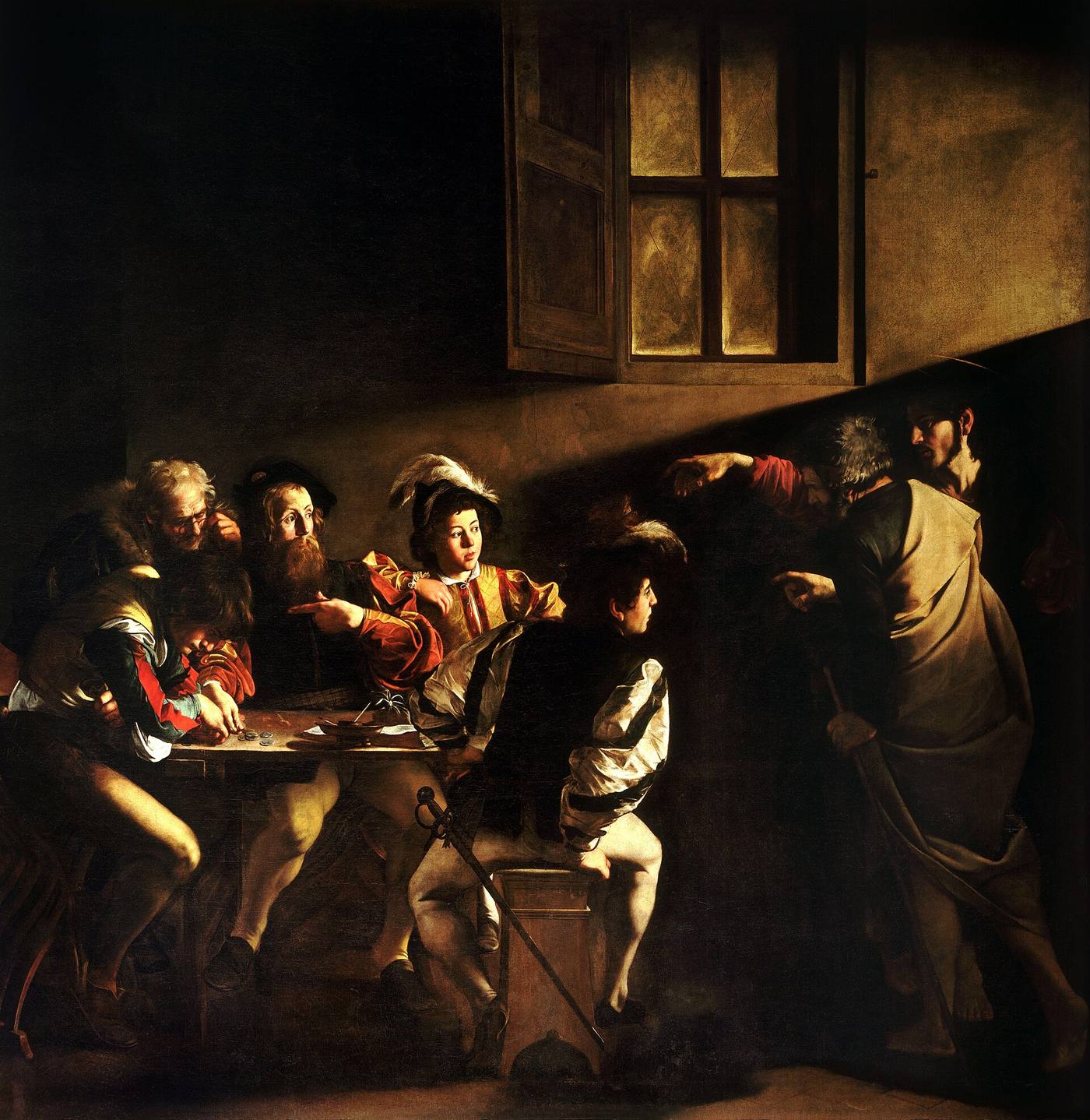 The Calling of Saint Matthew hand-painted oil reproduction