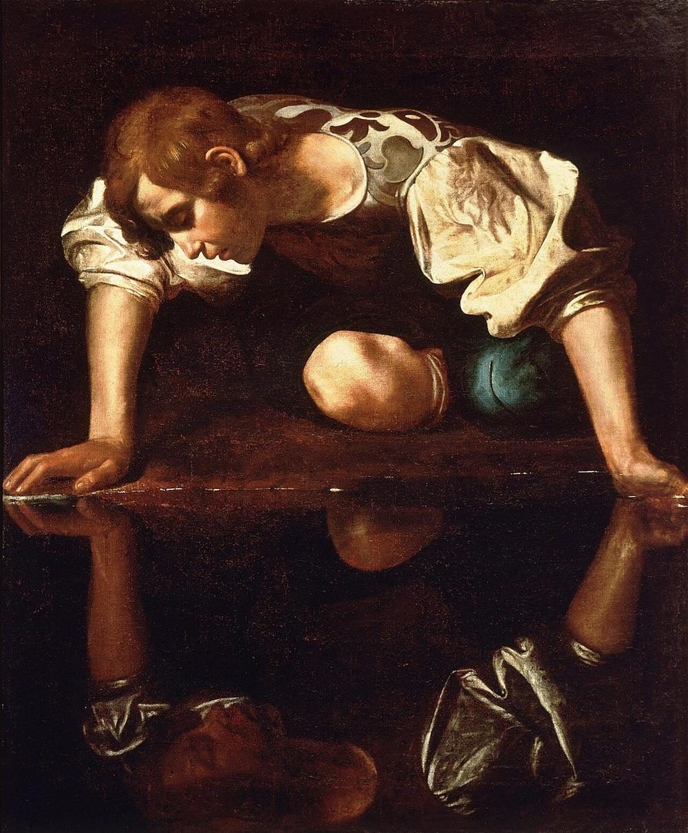 Narcissus hand-painted oil reproduction