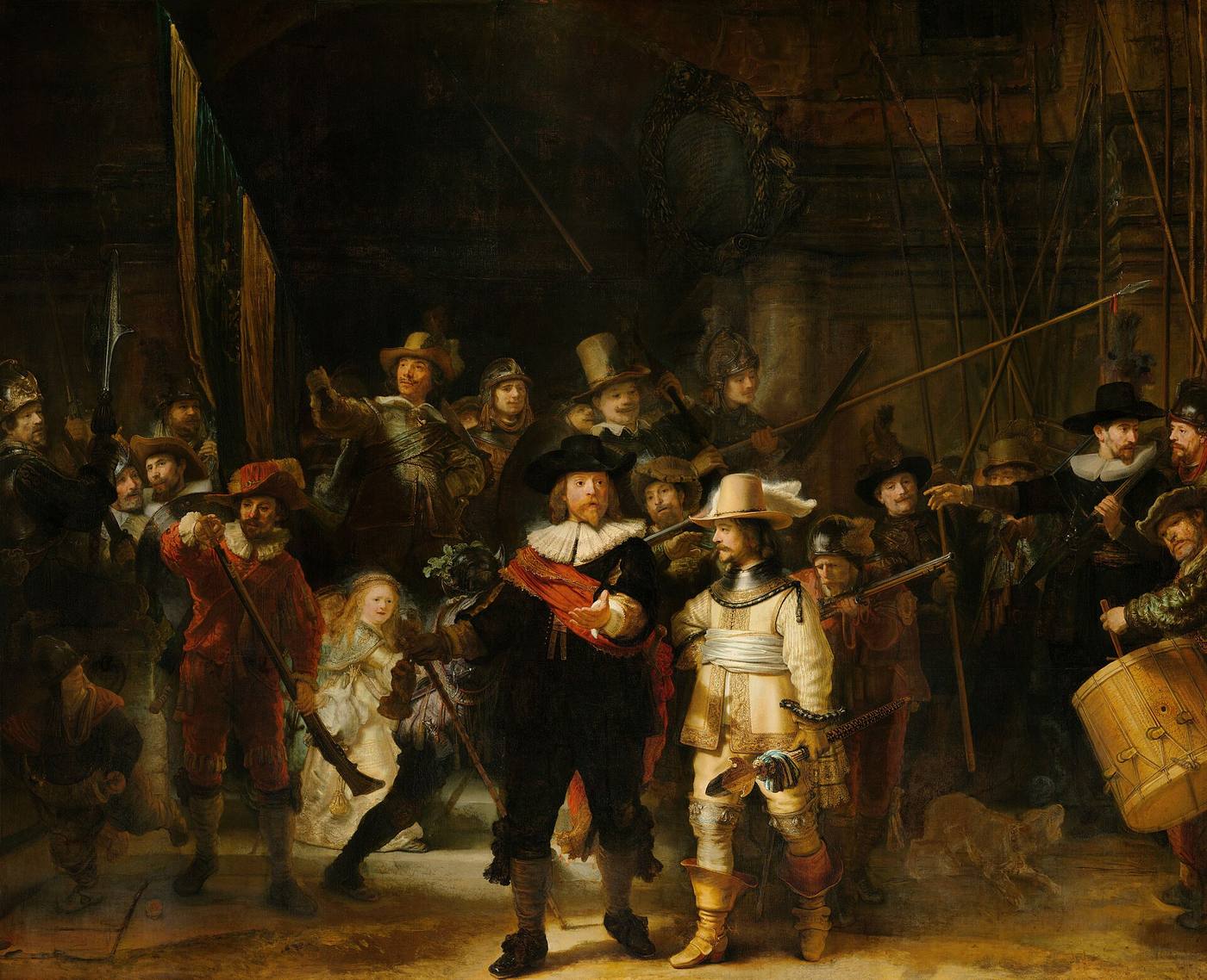 Hand-painted Rembrandt The Night Watch oil reproduction