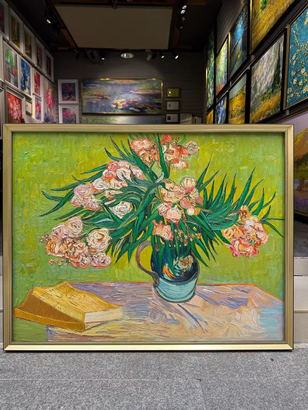 Hand-painted Van Gogh Oleanders oil painting reproduction
